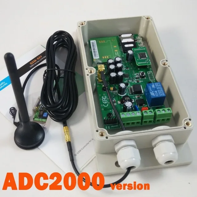 GSM KEY ADC2000 Бесплатная доставка контроллер доступа для автоматической двери и