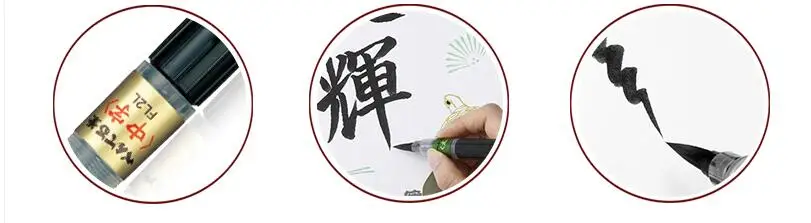 1 шт. Pentel Fude кисть для рисования очень тонкая, средняя, смелая портативная многоразовая кисть для акварельной каллиграфии для рисования, рисования, письма