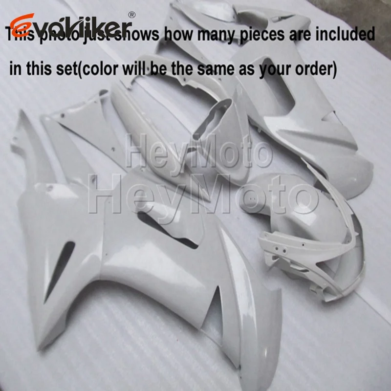 Мотоцикл обтекатель корпуса для 650R ER6f 2006 2007 2008 красный ER 6f 06 07 08 ABS пластик панели