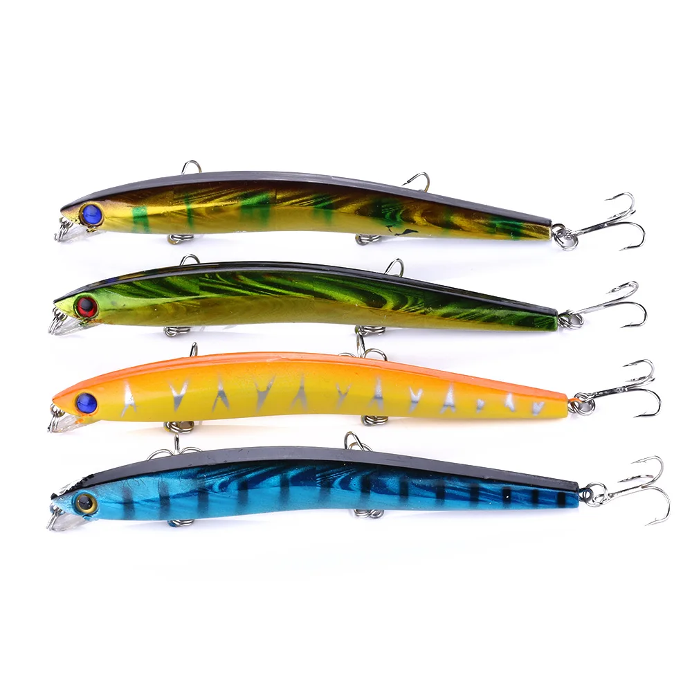 HENGJIA 2019 hot model fishing lures hard bait 9 color for choose 13cm 13.9g minnow quality professional depth0.5-1.2m | Спорт и