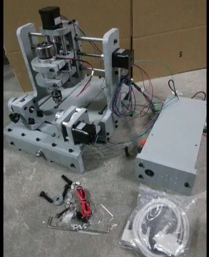 Гравировальный станок с ЧПУ 2030 ПВХ DIY компьютерный обучающий 4 оси|4 axis|small cnc engraving