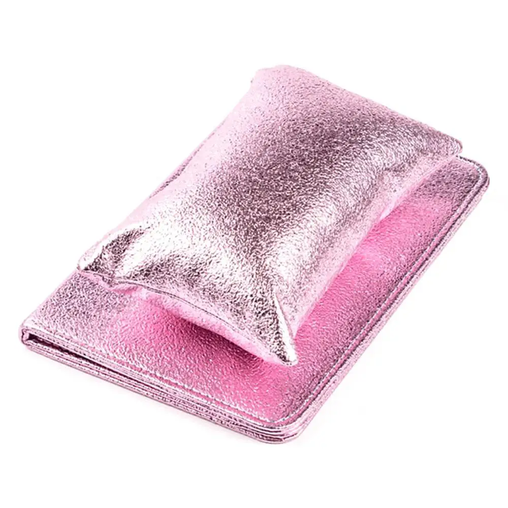 Bright Pink Kemei Съемная молния рука подлокотник подушка дизайн ногтей мягкая губка подушка Маникюрный Инструмент - Цвет: Bright Pink