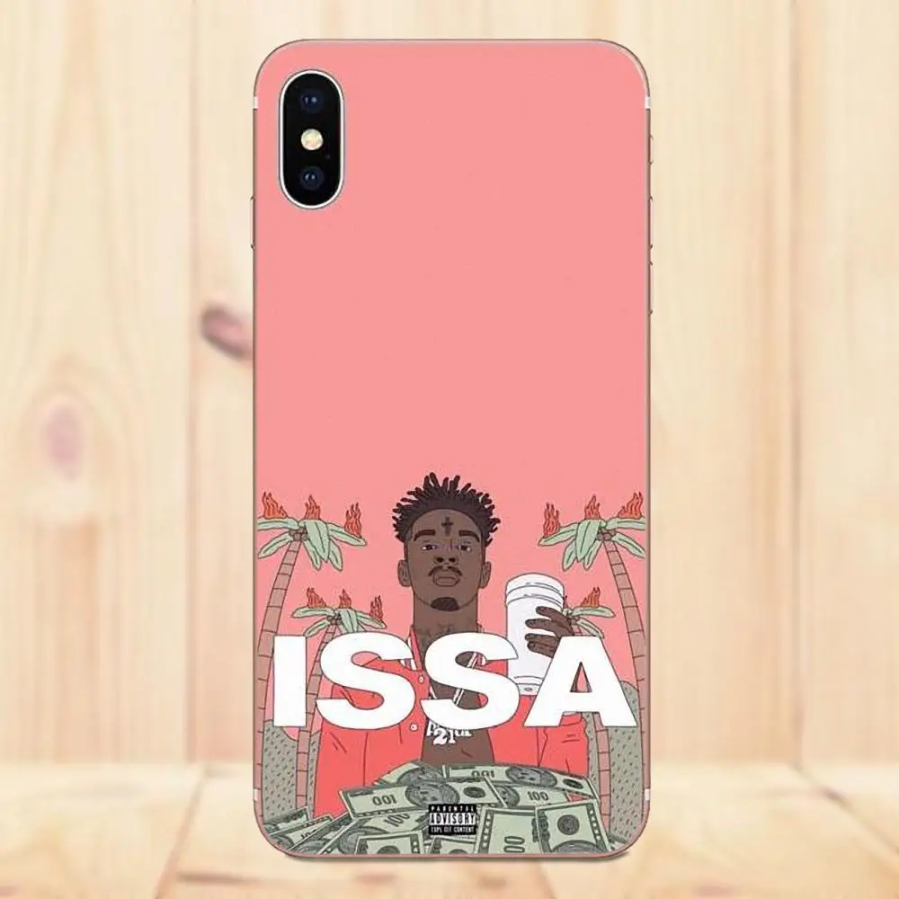 Новый персональный Печатный мобильный телефон оболочки 21 Savage хип-хоп рэппер