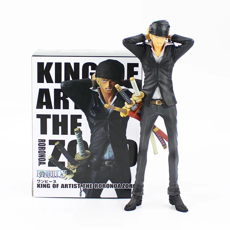 3Styles 25cm Anime King of Artist KOA Roronoa Zoro Figurine PVC Action Figure Collectible Model Toy Doll | Игрушки и хобби