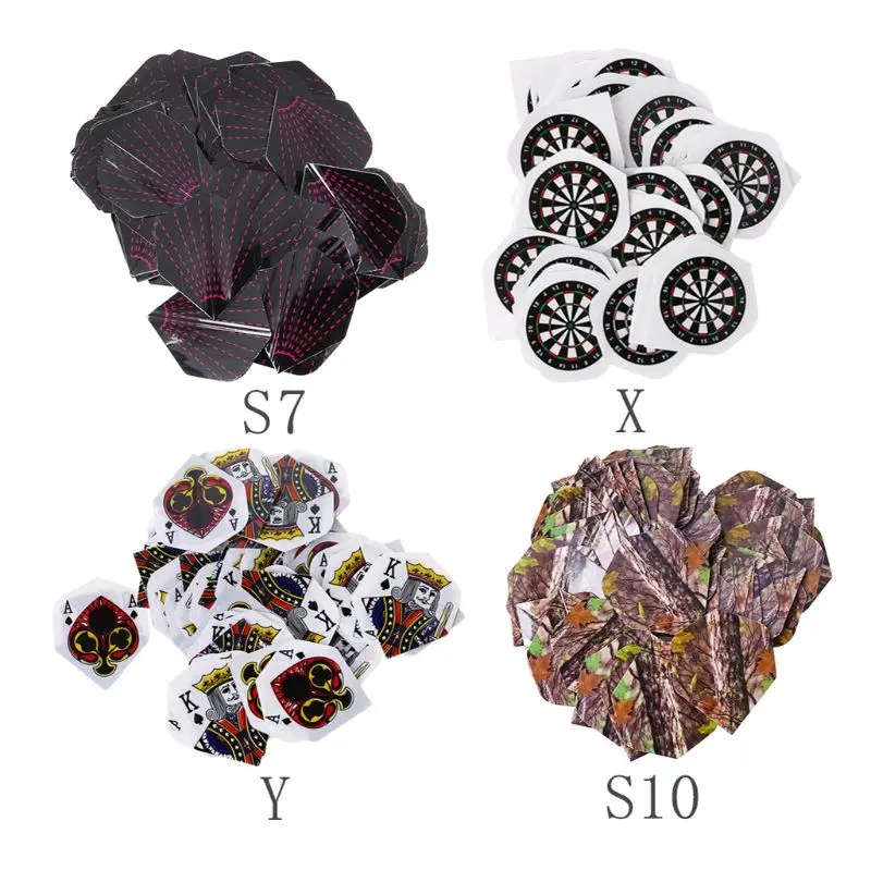 50 шт. стандартные Дартс перелеты хороший открытый крыло хвост Профессиональный