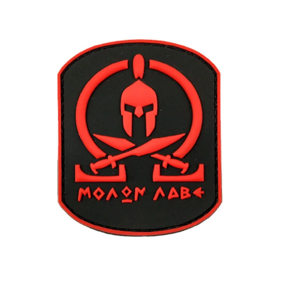 3pcs/lot3D PVC high quality glue armband The temple Crusades patches Spartan Tactical morale badges | Дом и сад