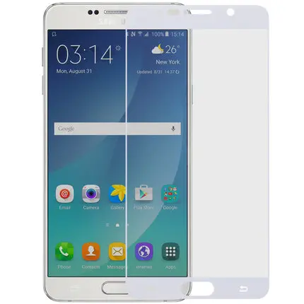 ShuiCaoRen для samsung Galaxy Note 5 3D изогнутая поверхность Полное покрытие экрана Покрытие Закаленное стекло пленка для NOTE5 N920 N9200