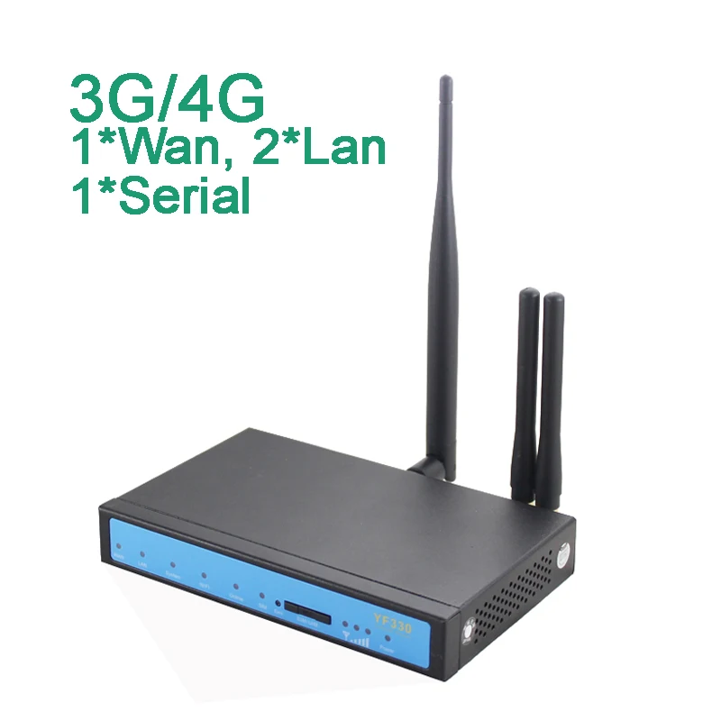YF330 L 2 Lan 1 последовательный порт M2M industrial VPN 4g LTE Wi Fi маршрутизатор для