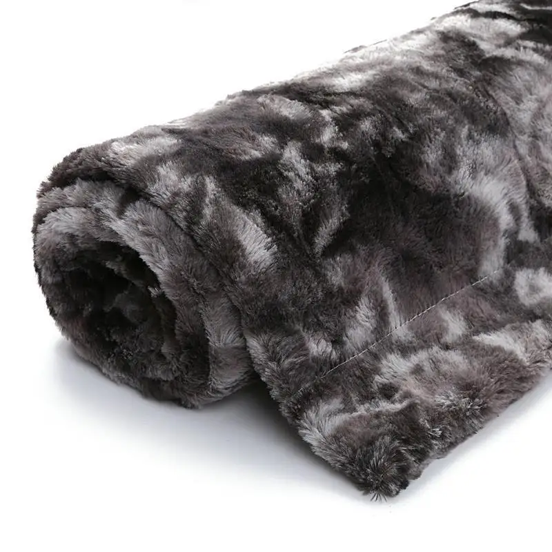 LOVINSUNSHINE Fluffy Rabbit Fur Plush Blanket Chunky Warm Sofa Blanket Twin Full Size Soft Mink Throw Couch Chair Bed Blankets - Цвет: black