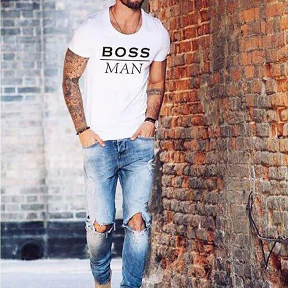Хлопковая футболка с надписью Boss для взрослых и детей одинаковые топы мамы дочки
