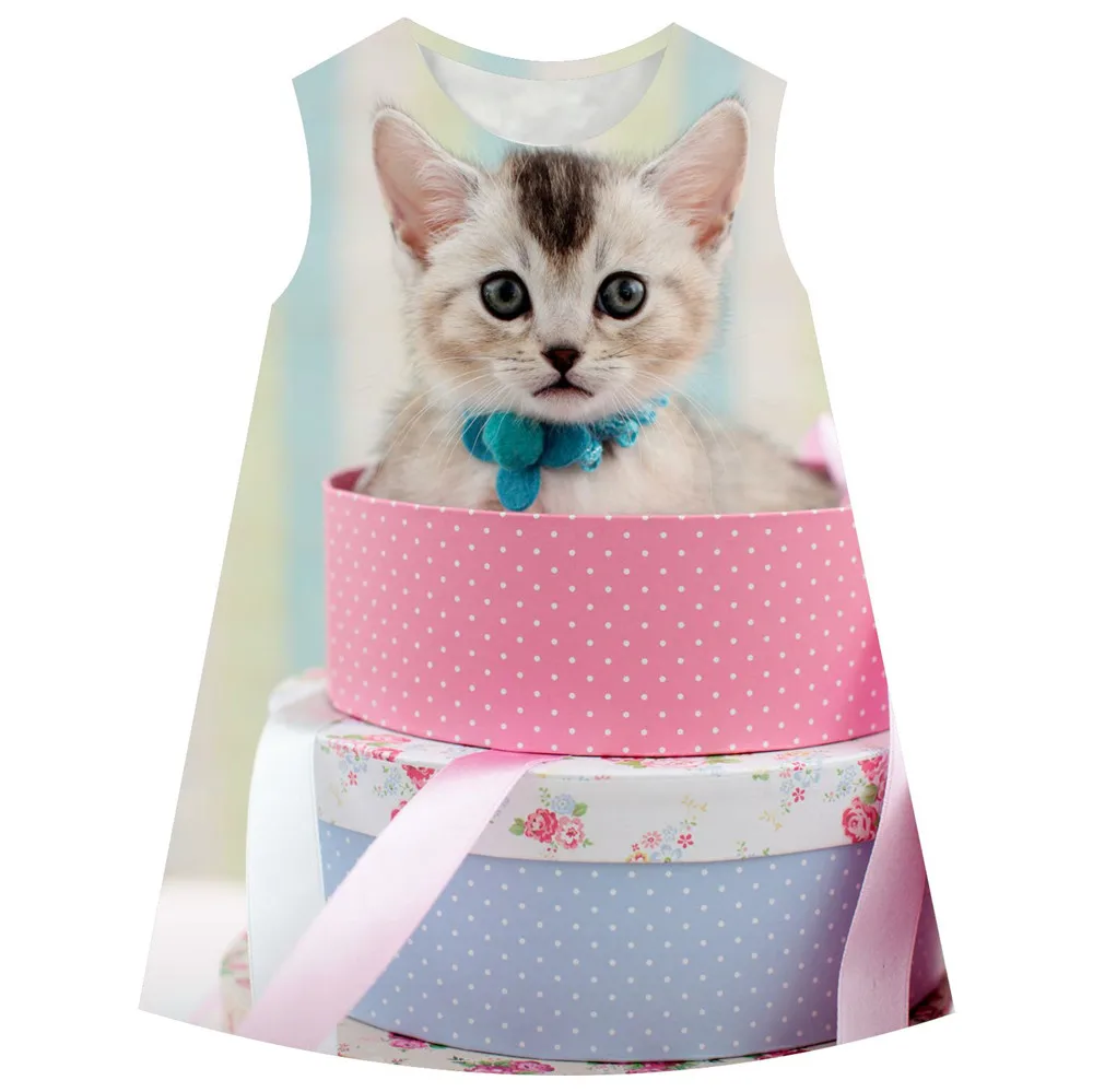 Летнее платье для девочек Новое Детское одежда детская малышей красивое пляжное