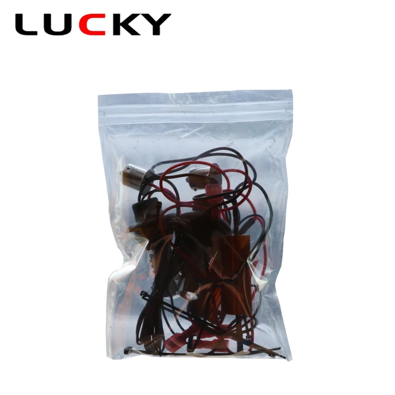 2 шт. CNILUCKY 1156 BA15S светодиодный светильник P21W BAU15S T20 7440 W21W дневной ходовой + сигнал