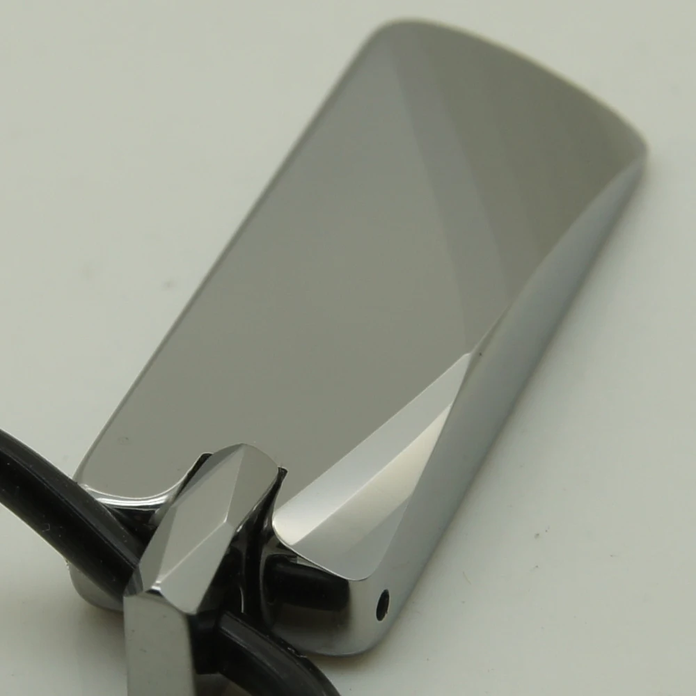 Мужская/Женская бижутерия уникальная ассиметричная Подвеска из вольфрама с