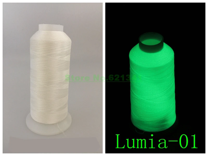 Glow In Dark Luminous Machine Sewing &amp Embroidery Thread Yarn 3000yard /Spool 13 Colors By Choice Free shipping | Дом и сад