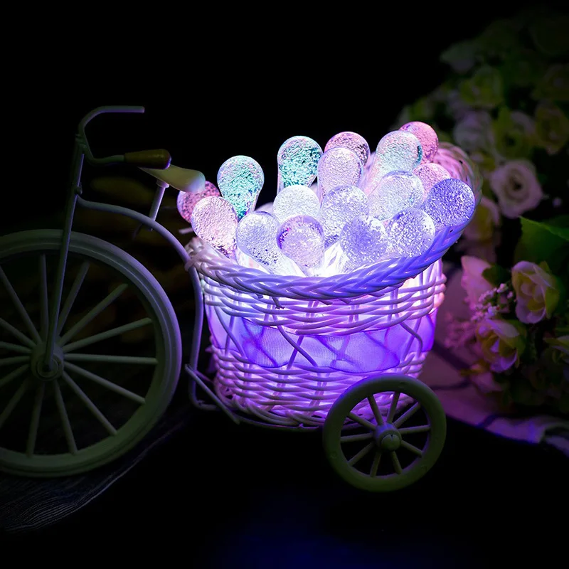 10 м 100led 220В сосулька глобус Патио Свет для сада Рождество свадьба вечеринка