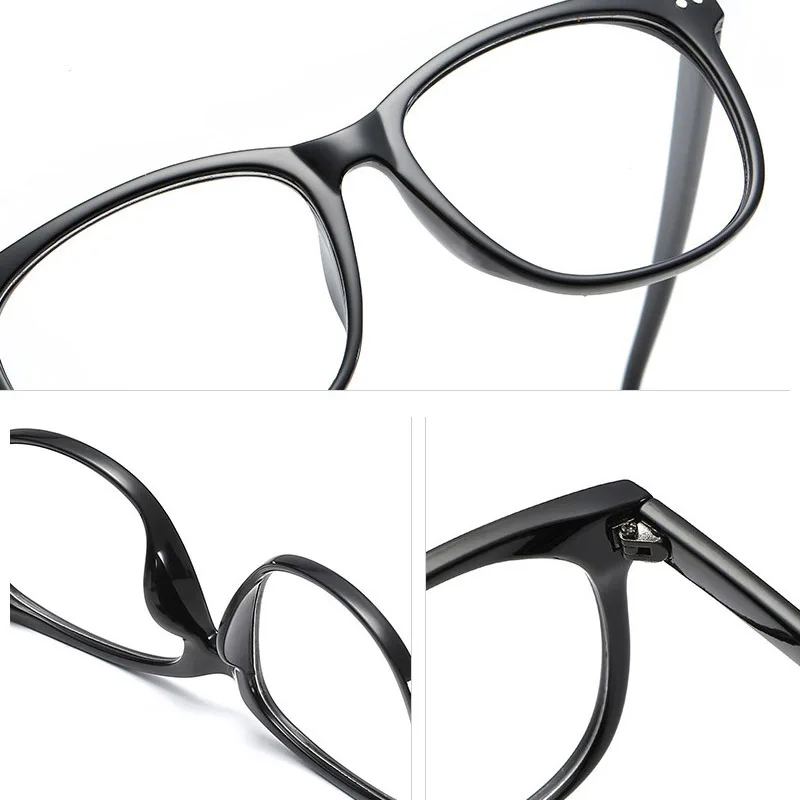 Квадратные прозрачные очки женские Искусственные модные оптические оправы для