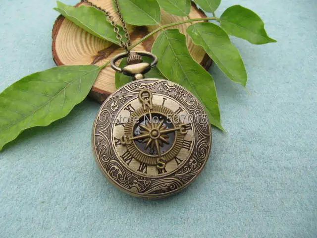 wholesale Victorian Compass nautical pirate pocket watch necklace jewelry Gift Vintage Style|jewelry box necklace|necklace standjewelry display |