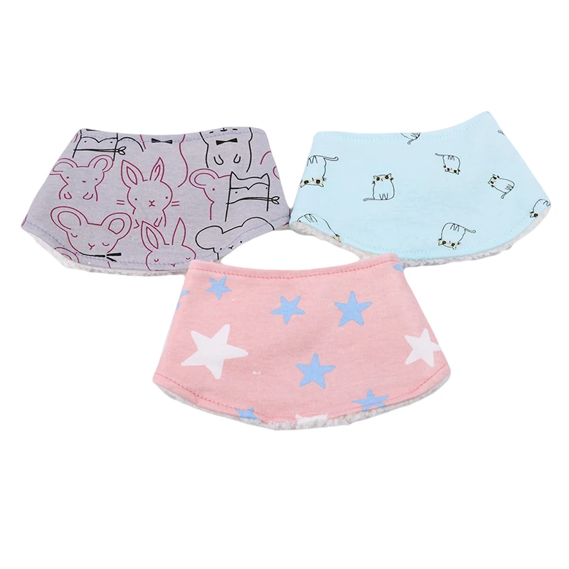 Нагрудники для новорожденных теплый плотный нагрудник младенцев модный шарф