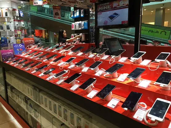 5 шт. Универсальный сотовый телефон безопасности Противоугонная Дисплей Wtand с