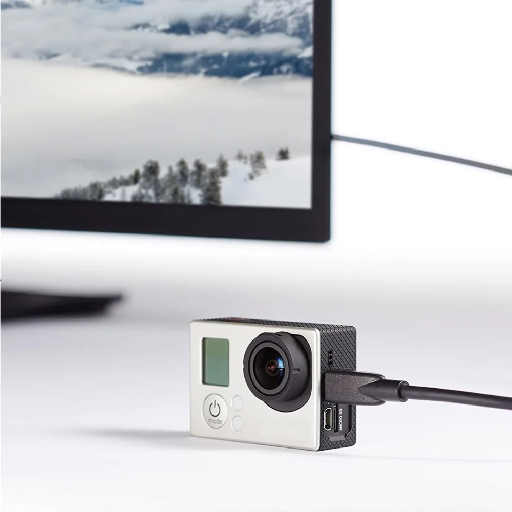 Micro HDMI к кабель высокоскоростной штекер для мужчин 3D 4K 1080p видео свинец планшета