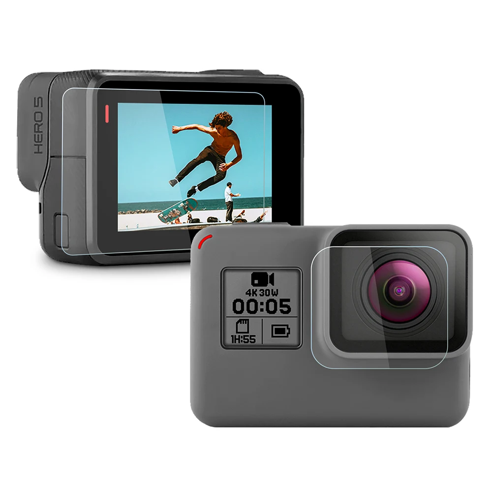 CNC алюминиевый сплав клетка аксессуары набор для GoPro Hero 7 6 5 Черный Защитный корпус