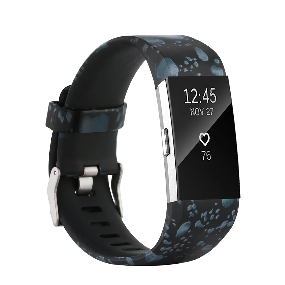 Honecumi для Fitbit Charge 2 интимные аксессуары браслеты Силиконовые Красочные Спорт BraceletBand Замена Fit бит заряд