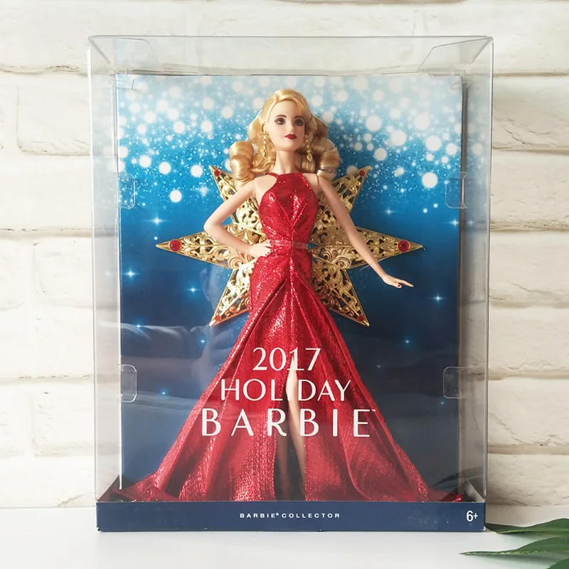 Настоящая кукла Барби 2017 праздничные игрушки для девочек подарок на Рождество