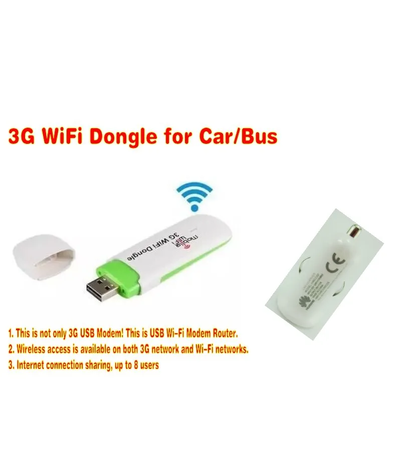 Мобильная точка доступа 3G USB wifi донгл с несколькими sim картами для автомобиля плюс