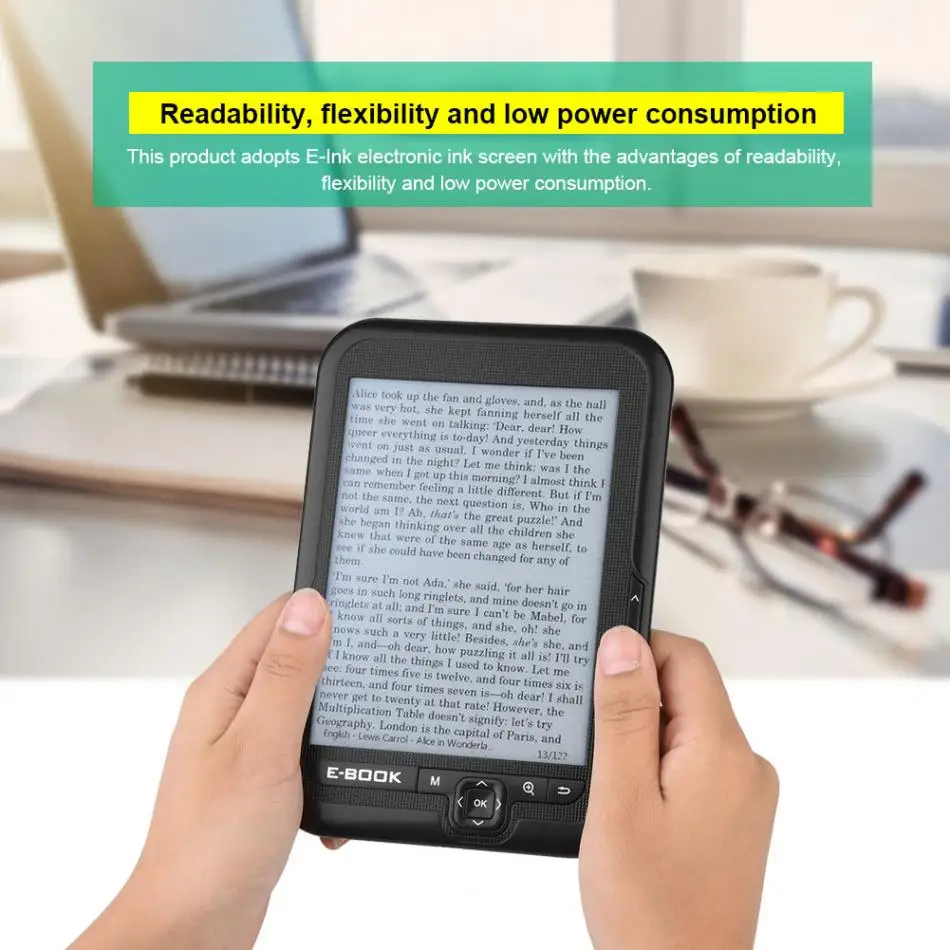 Чтения электронных книг e-ink 6 дюймов e INK электронные чернила экран цифровая электронная книга считыватель штрих-кода с чтения электронных книг чехол