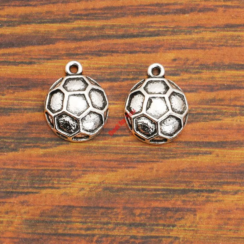 10 шт. подвеска для браслета 17 х13 мм|charm pendant|soccer charmstibetan silver plated |