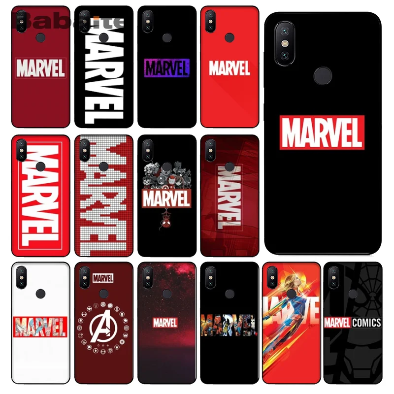 Мягкий чехол для телефона с изображением супергероев Marvel Мстителей на заказ Xiaomi