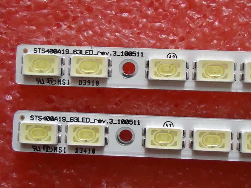 

СВЕТОДИОДНАЯ подсветка экрана LJ64-02563A LJ64-02400A 1 шт. = 63led 453 мм