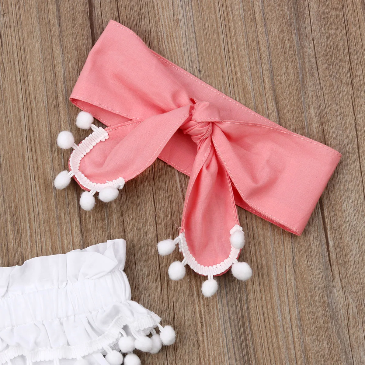 Boho/летняя детская одежда с оборками для маленьких девочек белая жилет на