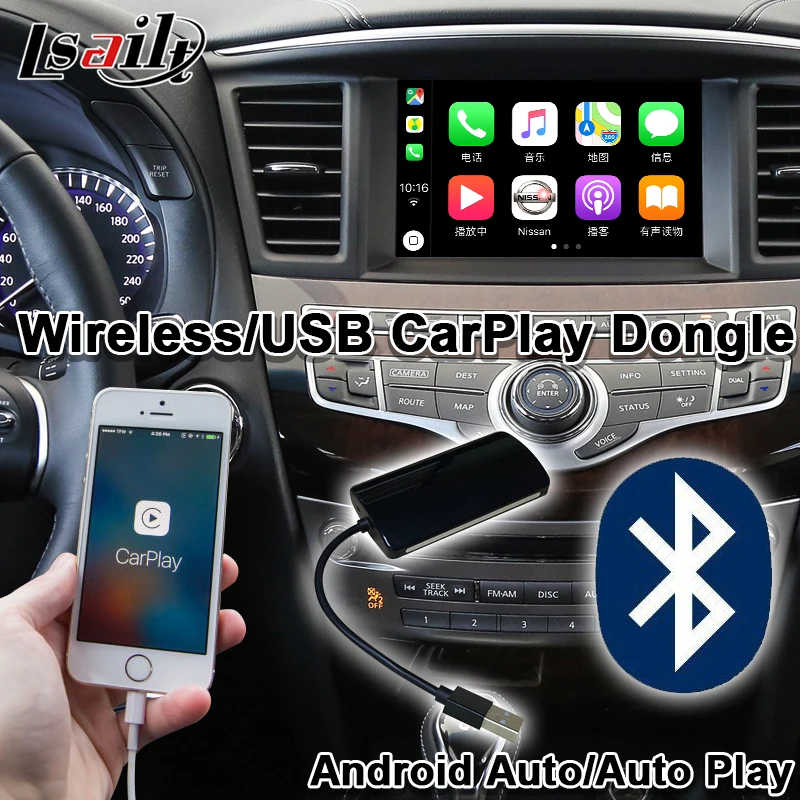 Lsailt Plug and Play Android 7,1 gps навигационная коробка мультимедийный видео интерфейс для- Nissan 370Z