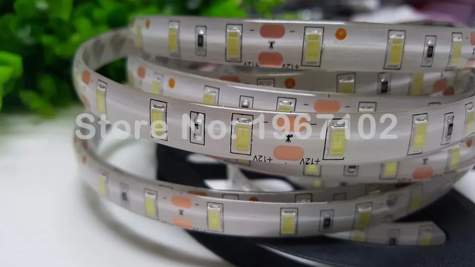 Высокая яркость 5 м Светодиодная лента 5630 5050 3528 SMD 60led/m без-Водонепроницаемый/водонепроницаемый гибкий RGB Чистый/теплый белый/красный/синий/зеленый