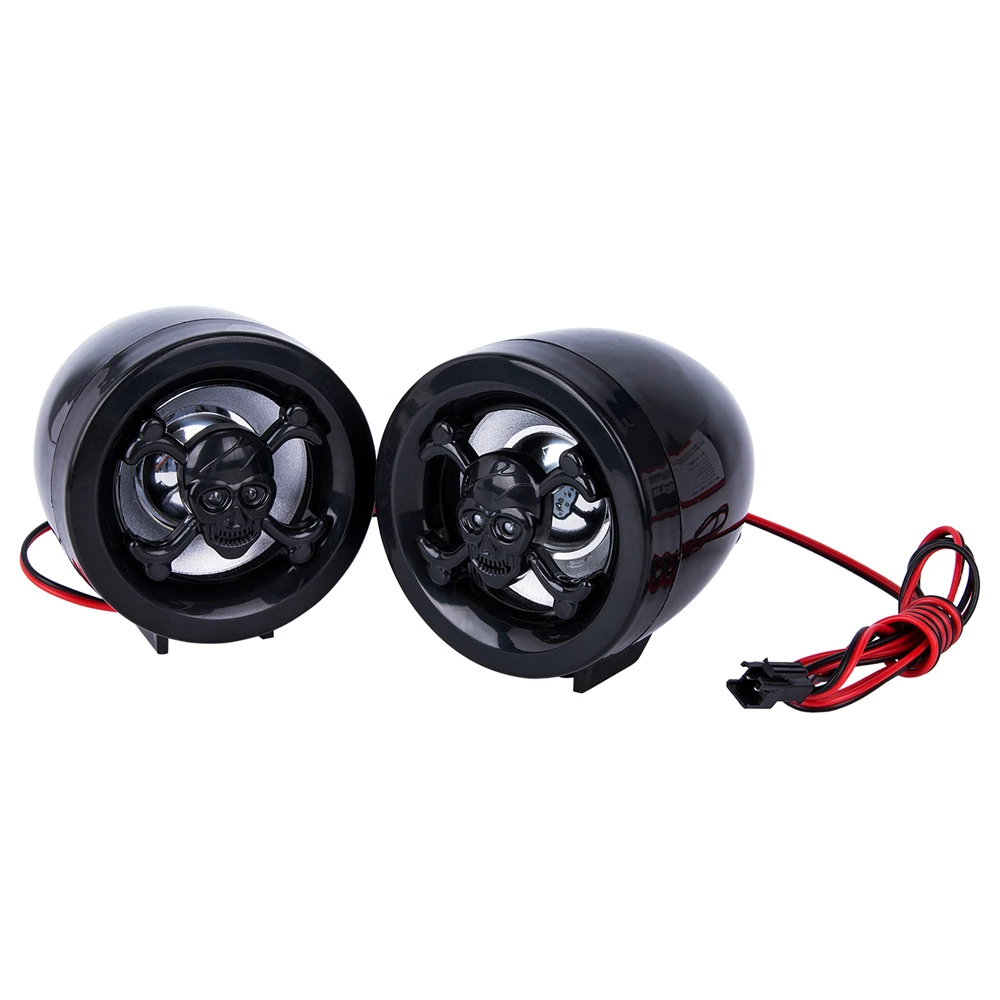 Мотоцикл руль автомобиля аудио FM TF MP3 USB/SD Ручка Бар стерео 2 колонки усилитель звуковая система сигнализация Мотоцикл Противоугонная