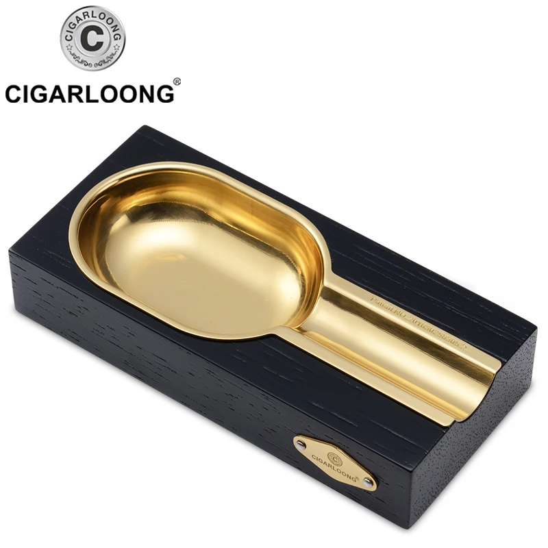 CIGARLOONG сигара позолоченная пепельница для дыма бак пианино краска sangioveses кедровая древесина детектор дыма LC-072