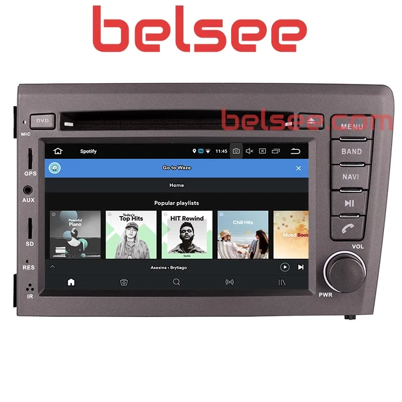 Belsee 8 ядерный Android 9,0 автомобильный dvd-плеер gps головное устройство Радио Стерео навигация для Volvo V70 S60 XC70 2000 2001 2002 2003 2004