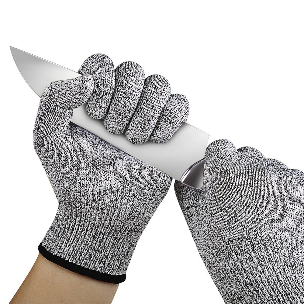 Пара Устойчива К Порезам Перчатки Еда Класс 5 уровень защиты рабочих Cutting10.23