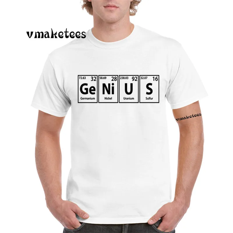 Футболка с принтом настоящего гения футболка юмором летняя повседневная научная
