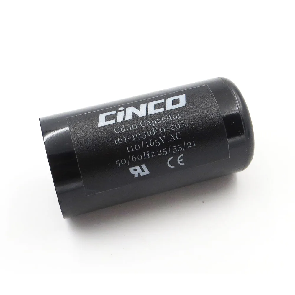 CD60 мотор пусковые конденсаторы запуск двигателя ing 161 193 мкФ 110 V 125 165 mfd uf mf