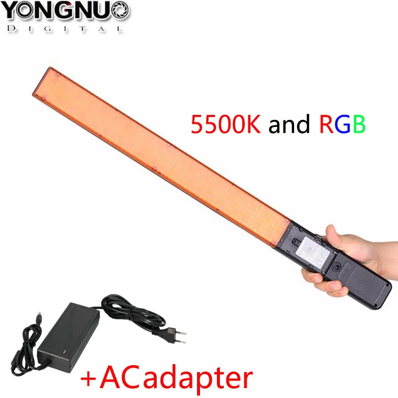 YN360 5500K RGB YONGNUO YN360 ручной светодиодный светильник для видео 3200 k-5500 k/5500 K RGB красочный 39,5 см палочка для льда профессиональный фото светодиодный светильник yn 360 палочка - Цвет: YN360 5500K RGB