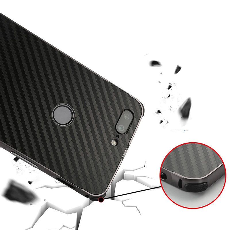 Чехол для Oneplus 5 t алюминиевый бампер металлическая рамка + углеродное волокно