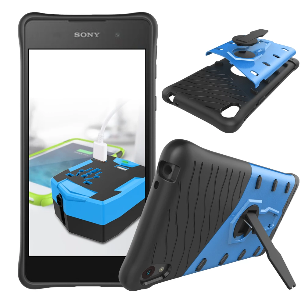 Подлинная для Sony E5 повернуть Подставки чехол телефон casephone Корпус и Чехлы