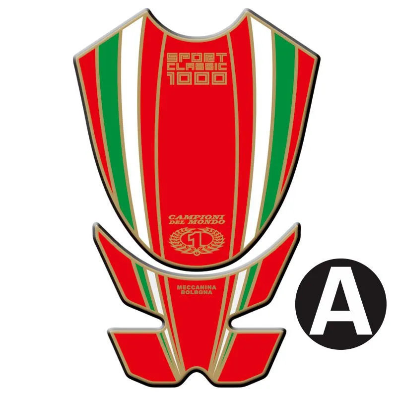 Мотоциклетные 3D наклейки на бак топлива защитные для Ducati Sport Classic 1000 2005 2009