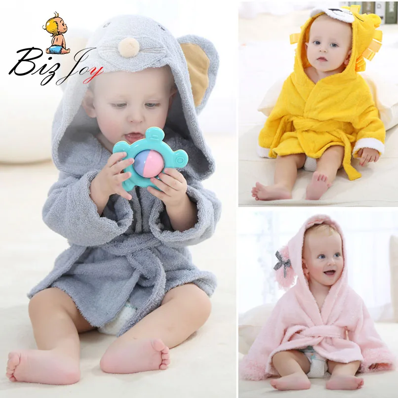 

Baby Robe bath towel bathrobe Cape cloak Cute Pajamas cap Cartoon cotton Girls princess lion Rat Sheep clothes Kids Play Mats