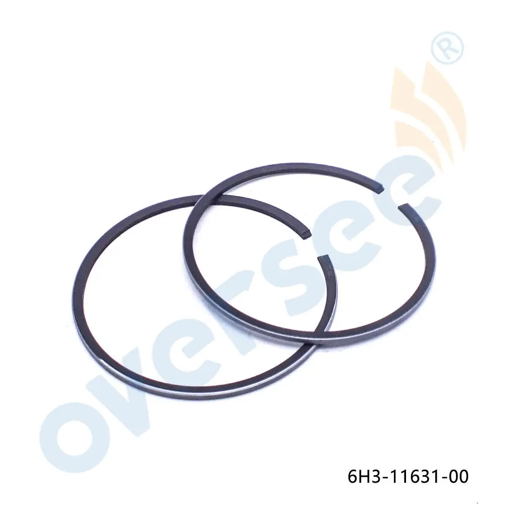 Набор поршневых колец 6H3-11631 6B0 подходит для Yamaha подвесной мотор 60HP 70HP E60 STD 2T |