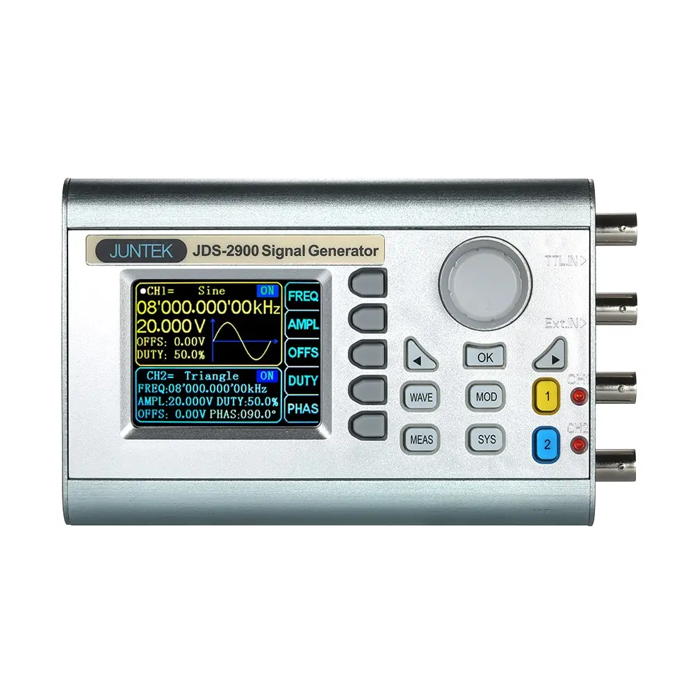 JUNTEK JDS2900 30M генератор сигналов цифровой двойной CH DDS функция произвольной формы