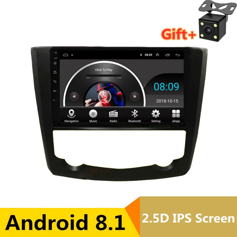 9 &quot2.5D IPS Android 8 1 автомобильный DVD мультимедийный плеер GPS для Renault Kadjar 2015 2016 2017