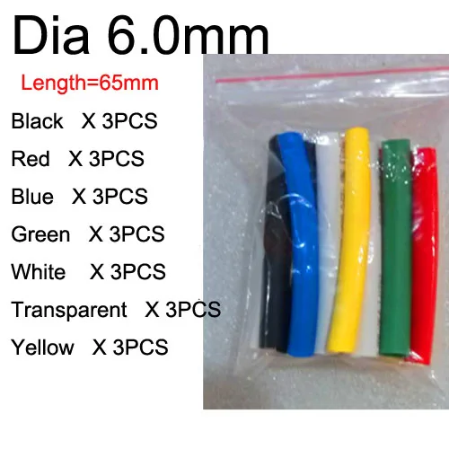 Изоляционная трубка оберточные термоусадочные трубки полиолефиновые 2:1 набор